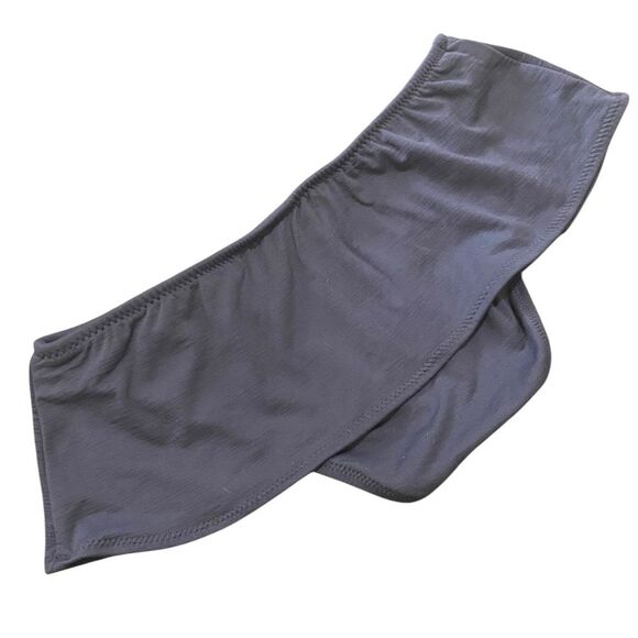 Rare Betsey Johnson Y2K Crochet Gray Cabaret 3 Piece Bikini Set SZ Medium Retro - Picture 13 of 15